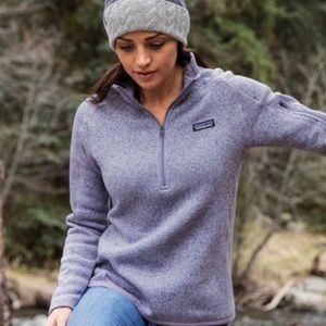 Patagonia Better Sweater Quarter Zip in Smokey Violet